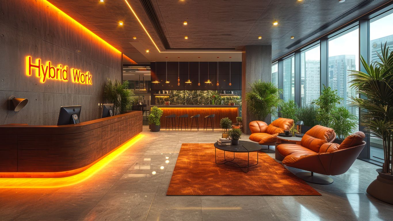 New Normal Hybrid Office